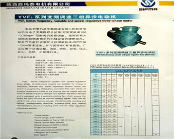 江蘇YVF2變頻電機技術(shù)數(shù)據(jù)